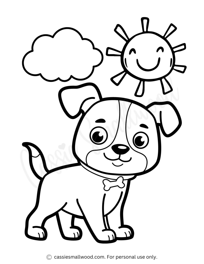 10 COLORING PAGES Dogs, Puppies, Funny, Cute, Adult Coloring Book Animal  Designs, Self Care Quotes Printable PDF Instant Download 