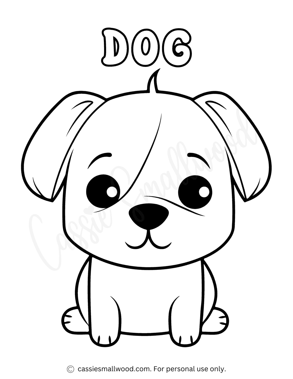Download And Print Cute Dog Coloring Pages Printable Free PDF Download And Print Cute Dog Coloring Pages Printable Free PDF