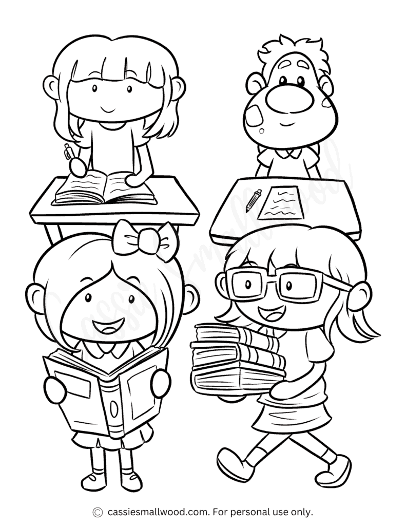 School coloring pages for kindergarten at getdarrenblog blog