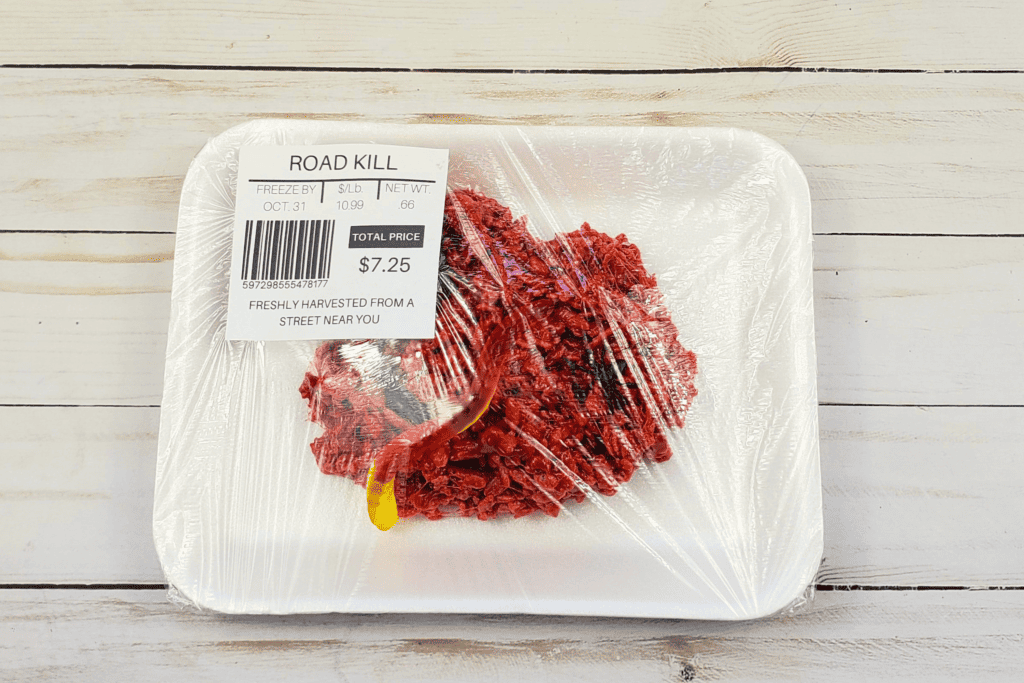 spooky Halloween treats raw meat rice krispies