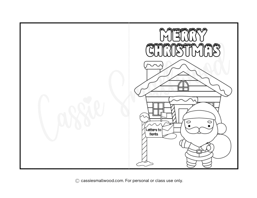 CUTE Christmas Cards To Color - Cassie Smallwood cute-christmas-cards-to-color-cassie-smallwood