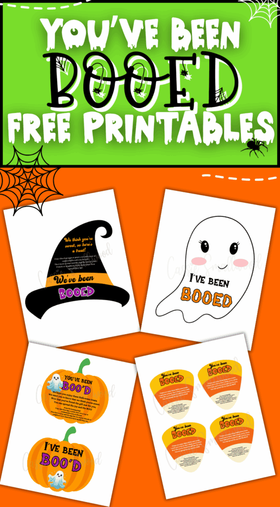 You've been booed free printables Halloween neighborhood treat exchange game