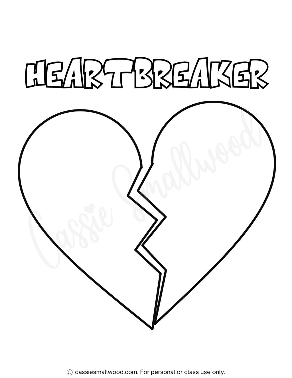 ADORABLE Heart Coloring Pages Cassie Smallwood