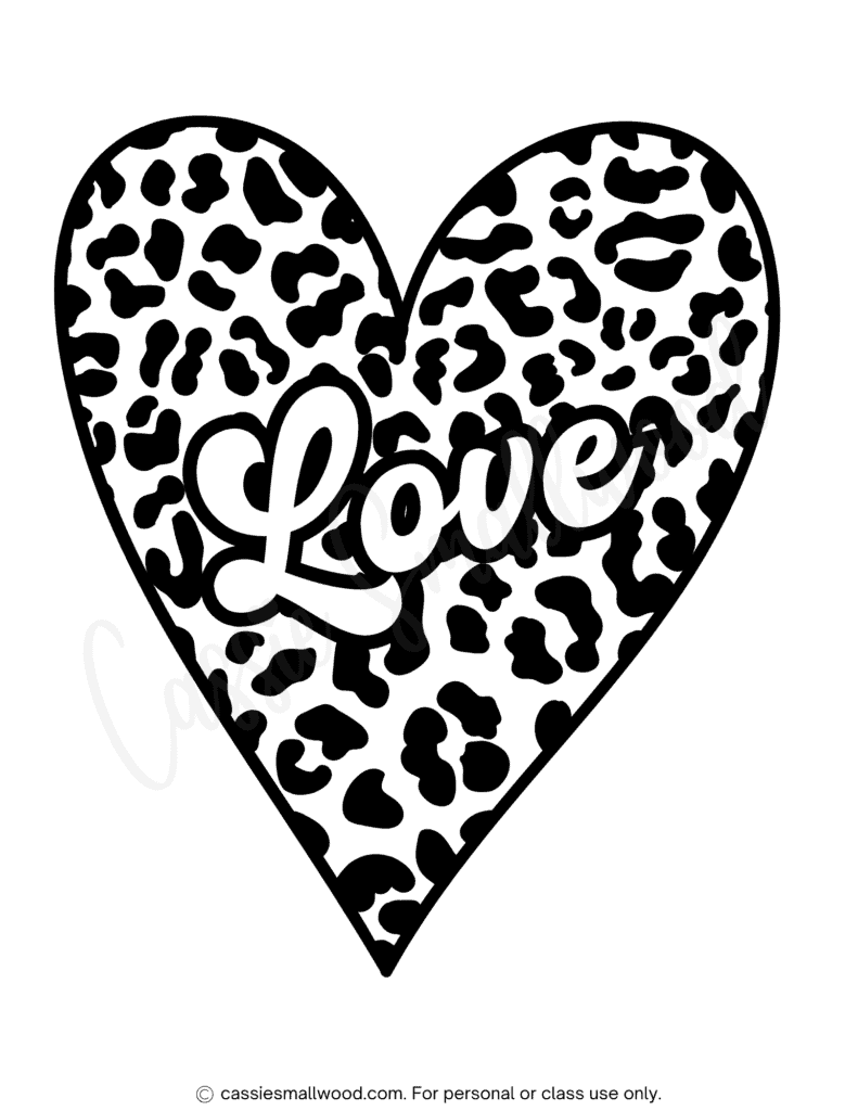 adorable heart coloring pages - cassie smallwood