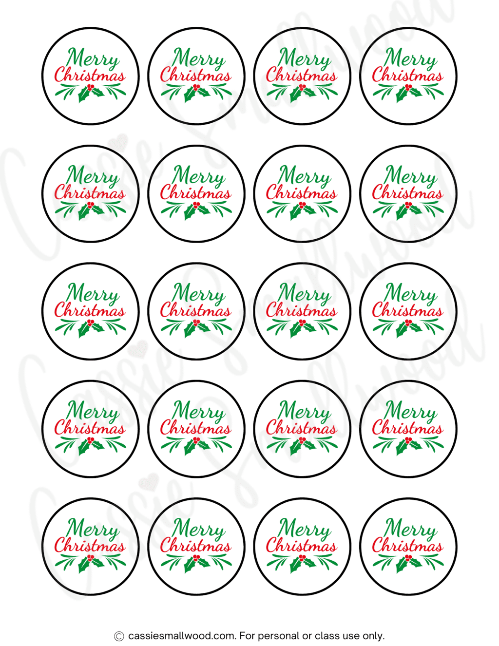 400 CUTEST Printable Christmas - Free Printable Christmas Labels 