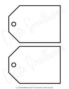 400+ CUTEST Printable Christmas Tags (Free PDF) - Cassie Smallwood
