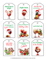 400+ CUTEST Printable Christmas Tags (Free PDF) - Cassie Smallwood