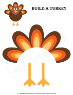 31 Cutest Turkey Templates - Cassie Smallwood