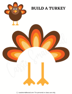 31 Cutest Turkey Templates - Cassie Smallwood