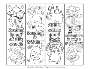 92 CUTE Free Printable Bookmarks - Cassie Smallwood