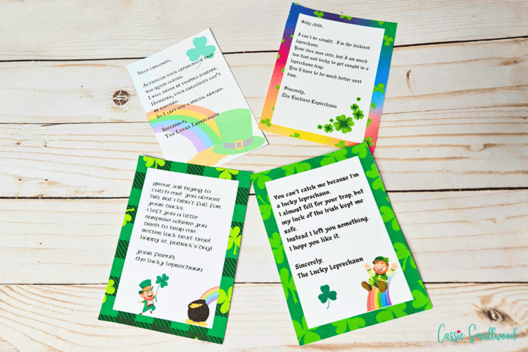4 Funny Free Printable Leprechaun Letters And Notes
