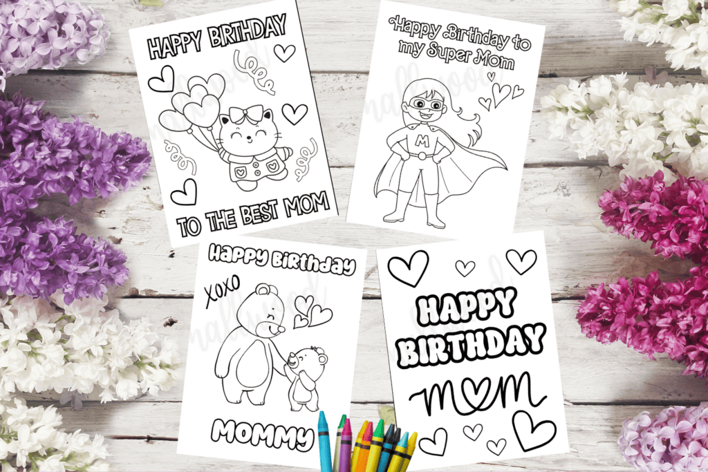22 Coloring Birthday Cards For Mom FREE Printables - Cassie Smallwood 22-coloring-birthday-cards-for-mom-free-printables-cassie-smallwood
