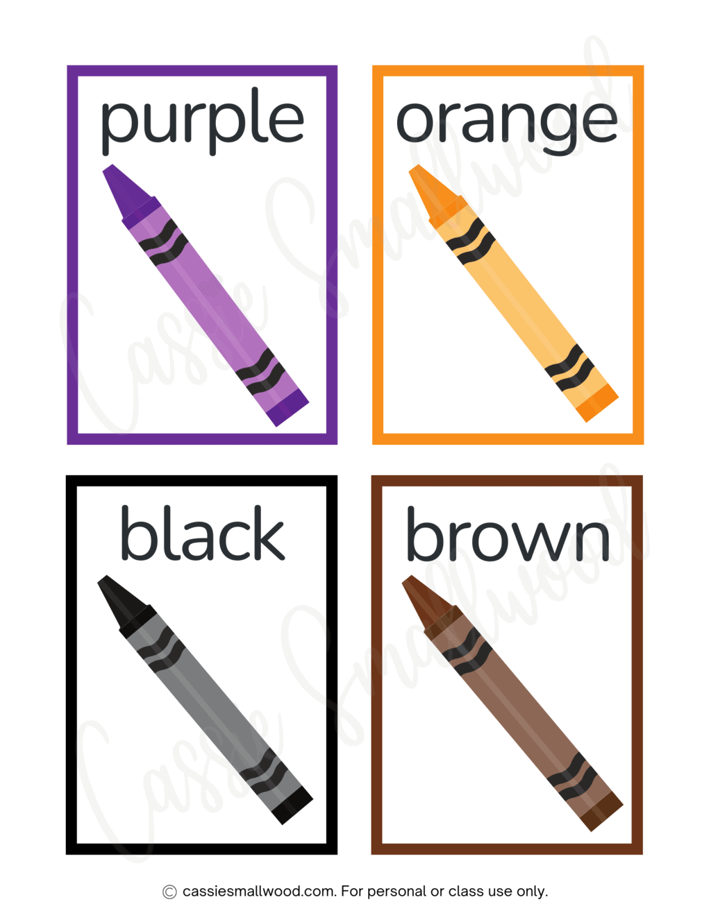 Free Printable Crayon Color Flashcards (1) - Cassie Smallwood free-printable-crayon-color-flashcards-1-cassie-smallwood