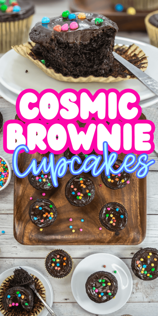 easy cosmic brownie cupcakes recipe