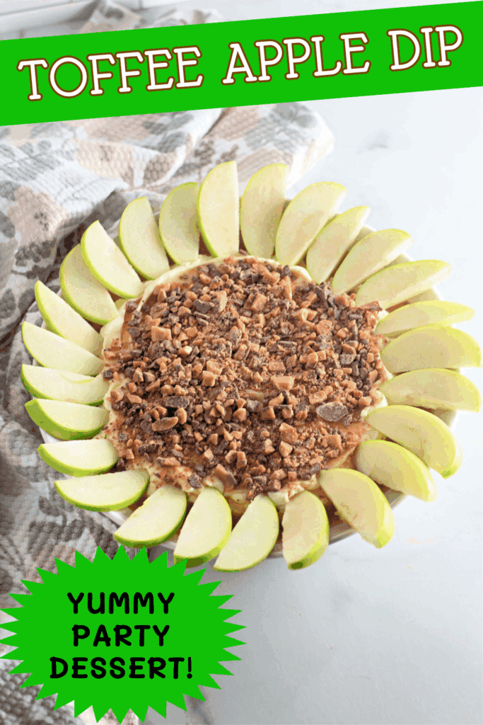 caramel apple toffee dessert dip recipe book club food idea