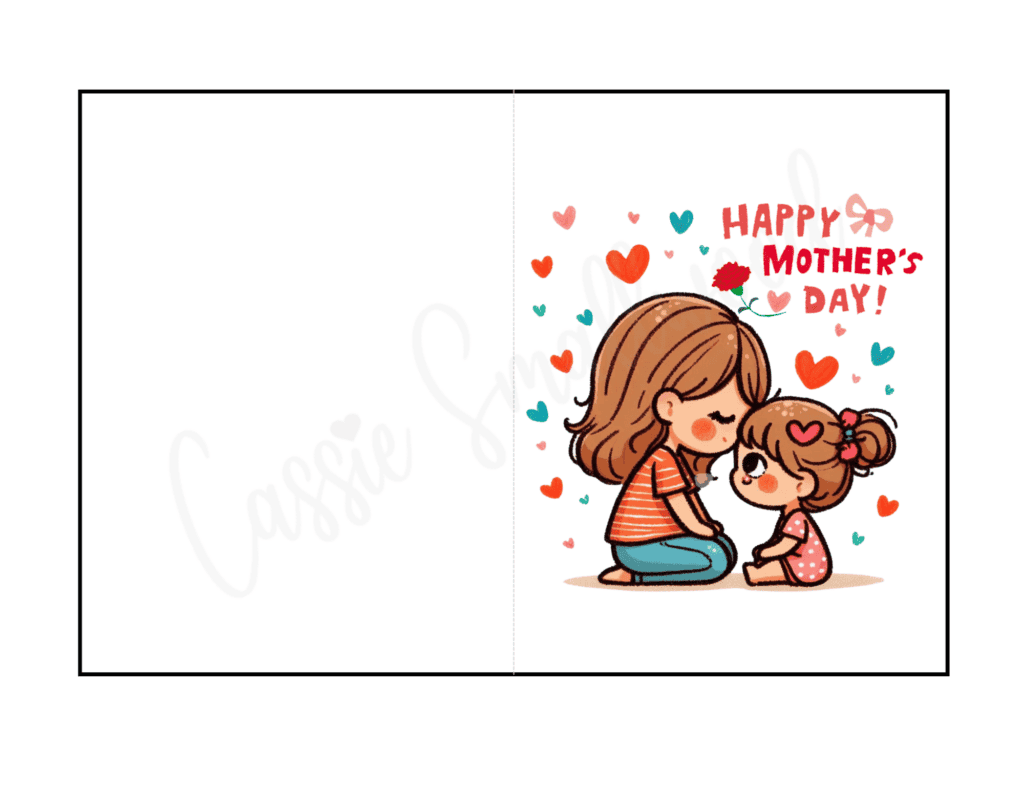 free mothers day card to print