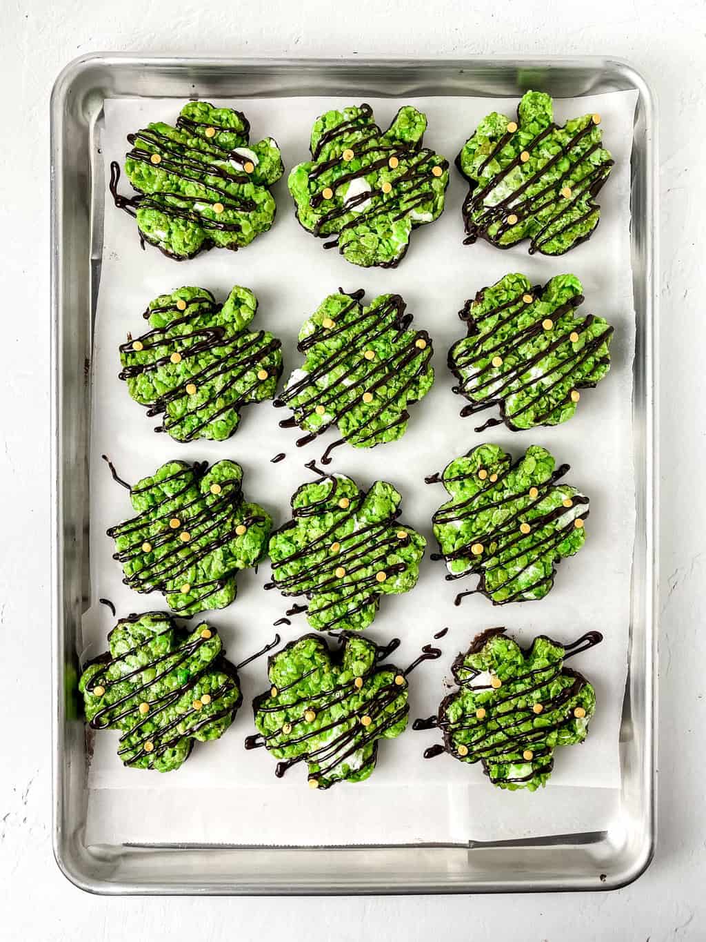 Cute Irish Cream Shamrock Rice Krispie Treat Recipe For St. Patrick's ...