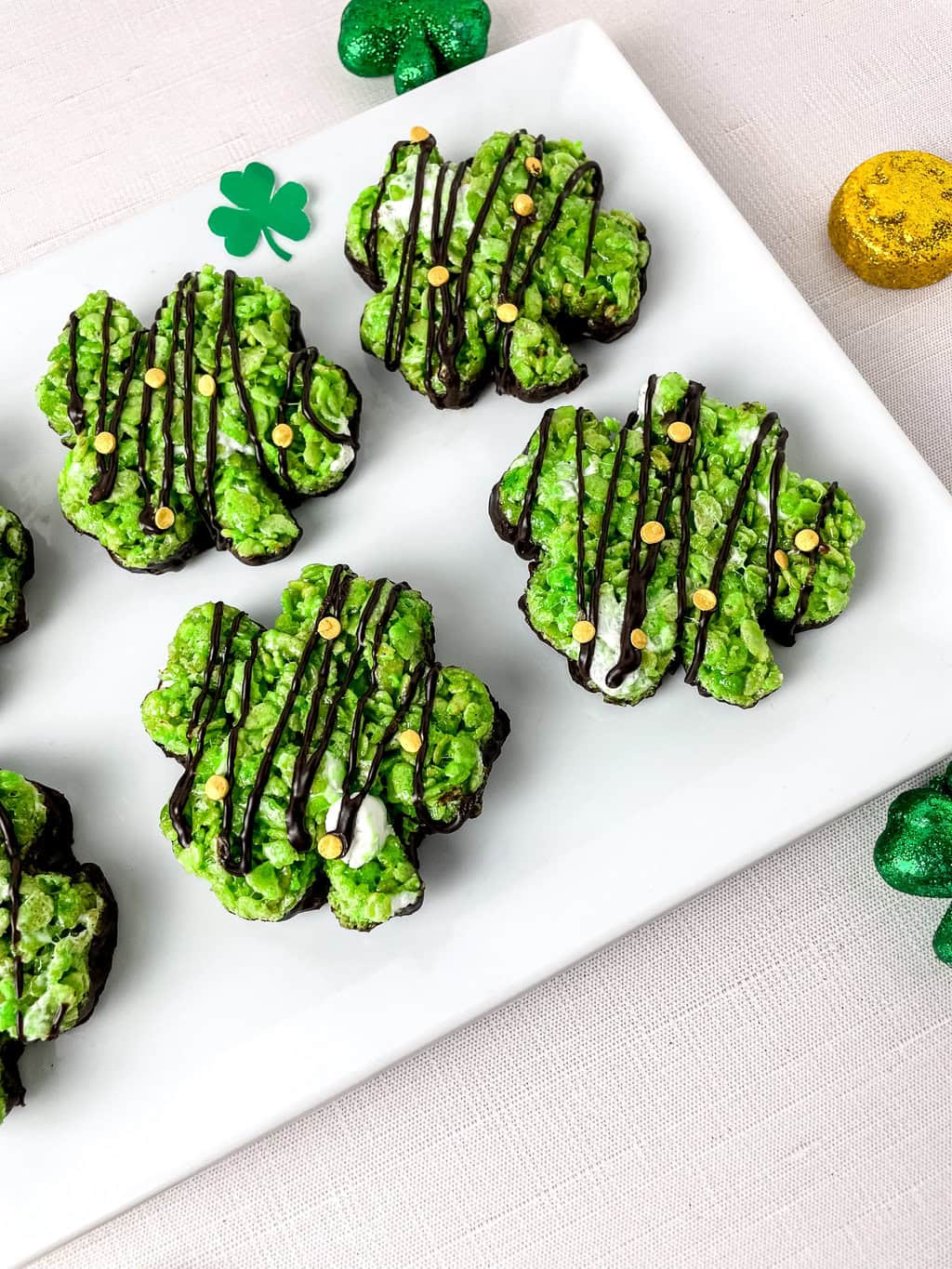 Cute Irish Cream Shamrock Rice Krispie Treat Recipe For St. Patrick's ...