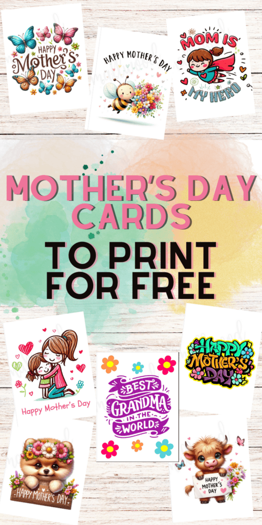 Mother's Day cards to print for free