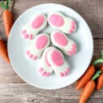 3 ingredient Easter dessert ideas, Easy Easter bunny cookies with white chocolate and peanut butter