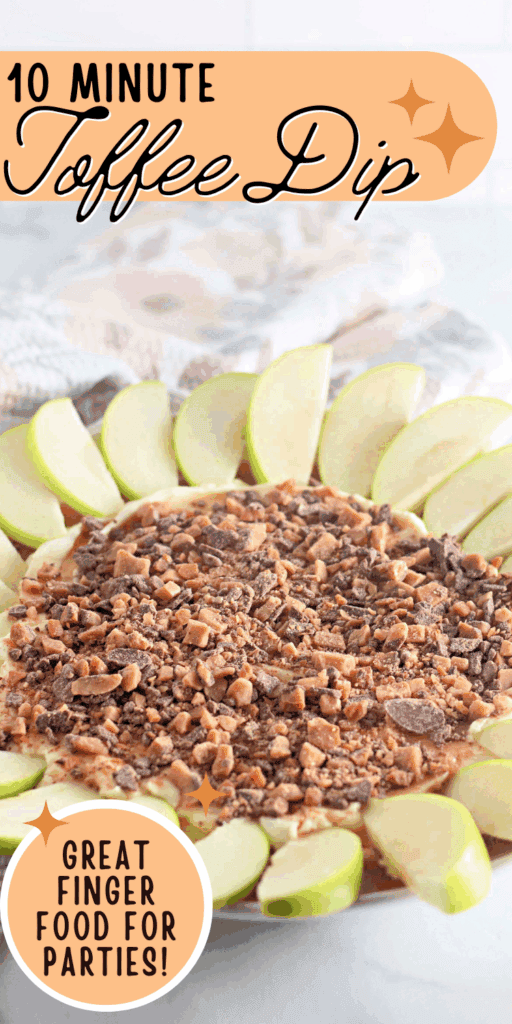 10 minute toffee apple dip sleepover snack idea for slumber party