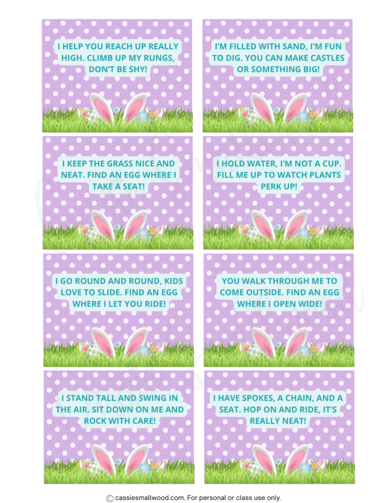 the-cutest-easter-egg-hunt-clues-free-printable-cassie-smallwood for Free Printable Easter Egg Hunt Clues For Adults THE CUTEST Easter Egg Hunt Clues (FREE Printable) - Cassie Smallwood for Free Printable Easter Egg Hunt Clues For Adults