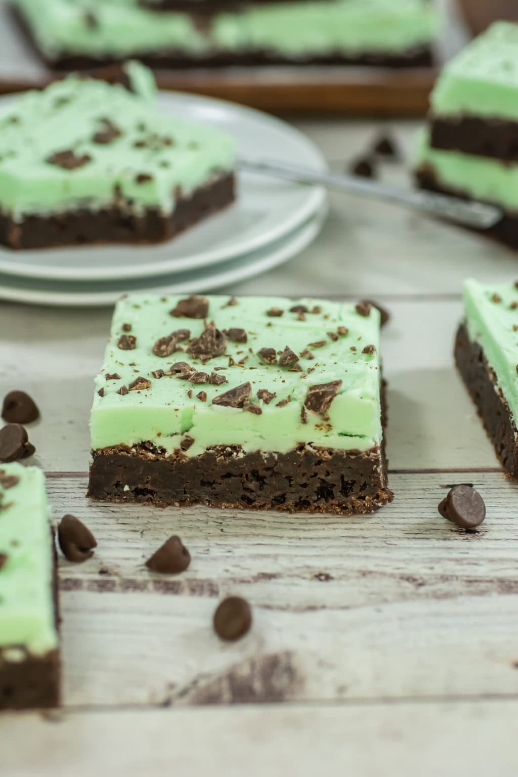 Fudgy Mint chocolate brownies recipe