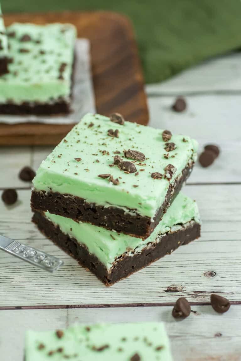 YUMMY Mint Chocolate Brownies