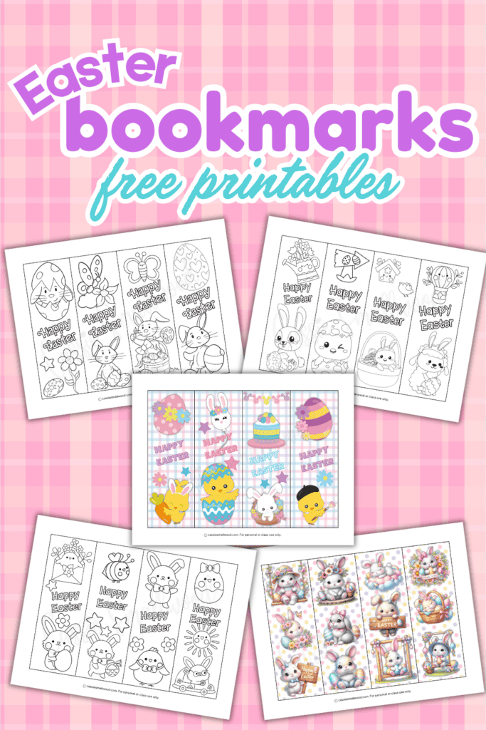 20 CUTE Easter Bookmarks FREE - Easter Bookmarks Free Printables 683x1024 