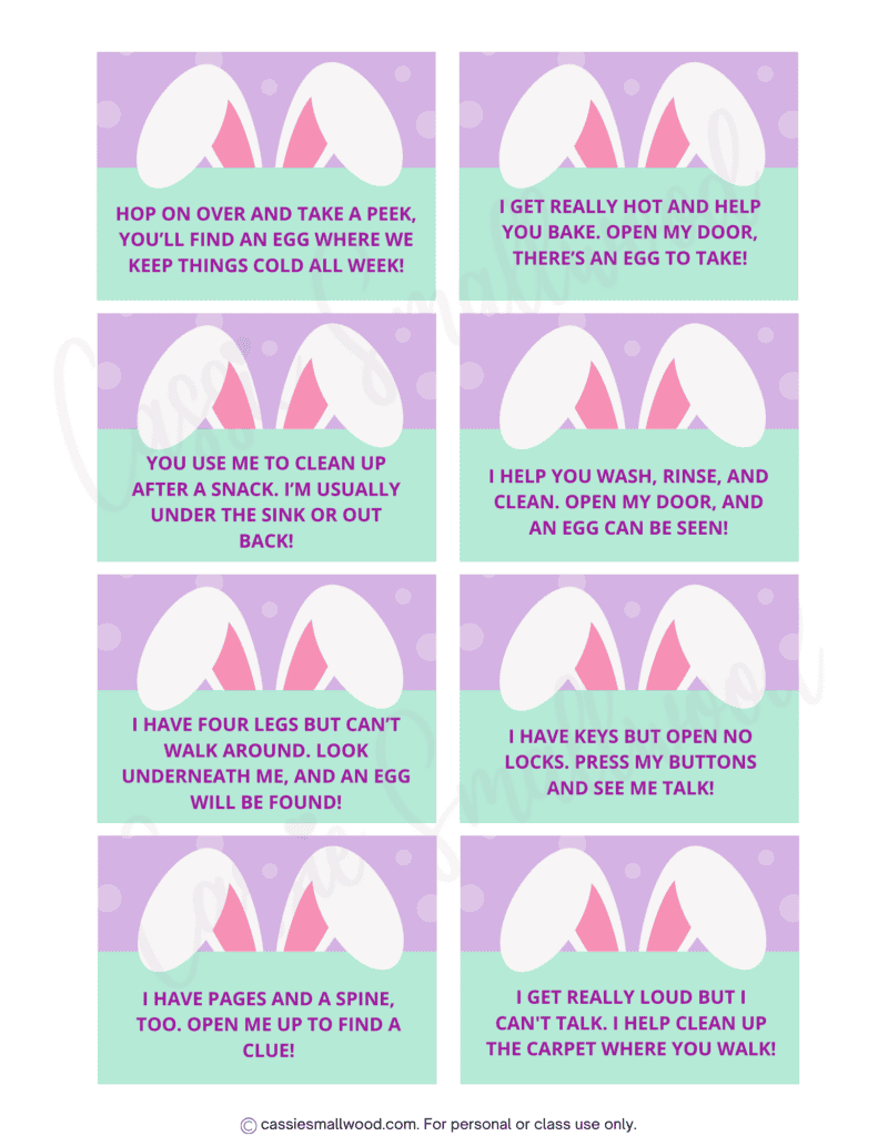 the-cutest-easter-egg-hunt-clues-free-printable-cassie-smallwood