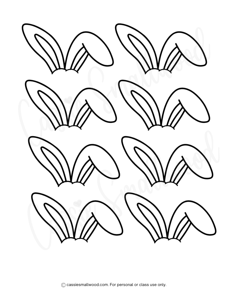 8 CUTE Bunny Ear Templates - Cassie Smallwood 8-cute-bunny-ear-templates-cassie-smallwood