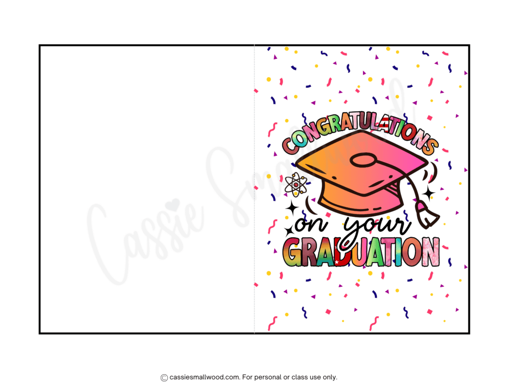 20 FREE Printable Graduation Cards - Cassie Smallwood 20-free-printable-graduation-cards-cassie-smallwood