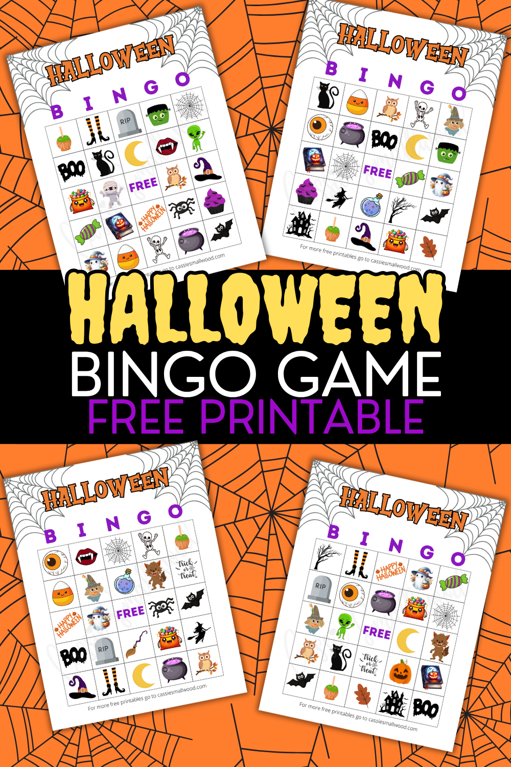 Halloween Bingo Game Cassie Smallwood