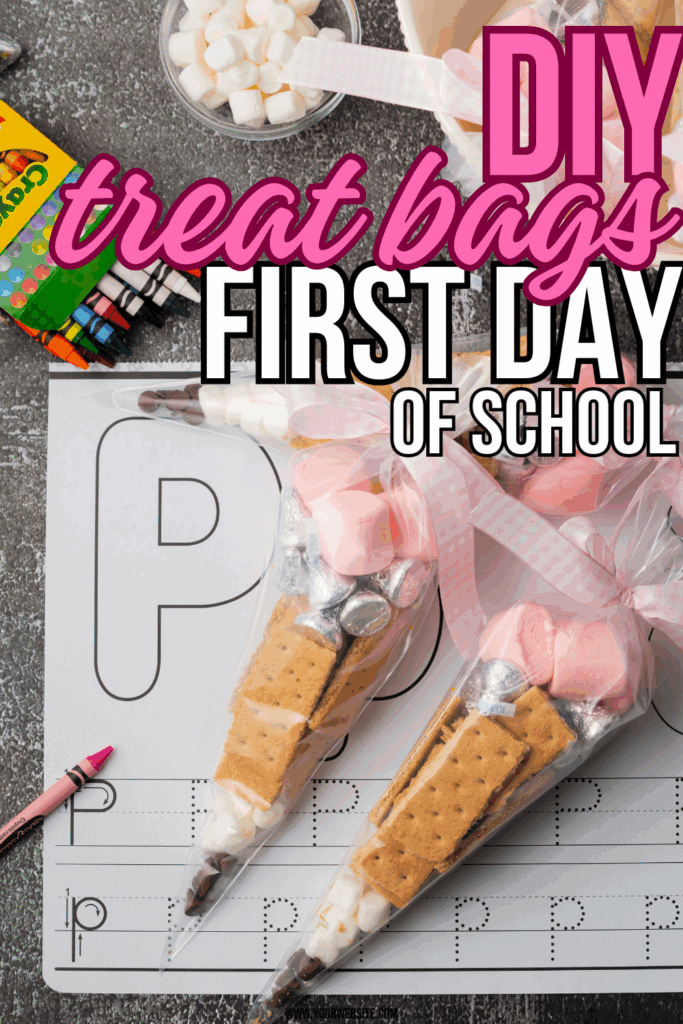 pencil treat bags for back to school, welcome to kindergarten gifts for students