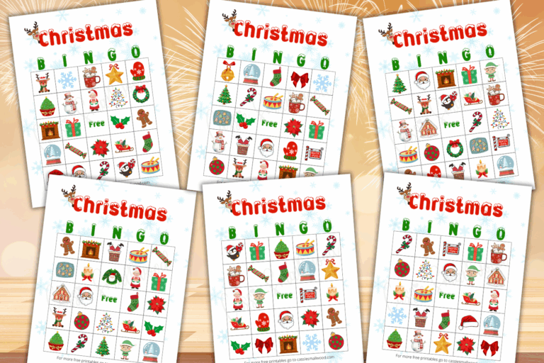 CUTE Christmas Bingo (FREE Printables)