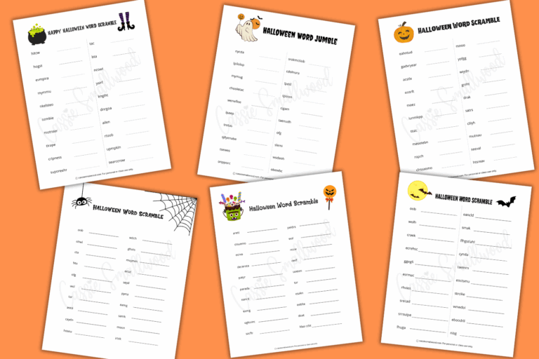 6 FUN Halloween Word Scrambles (With Answers!)