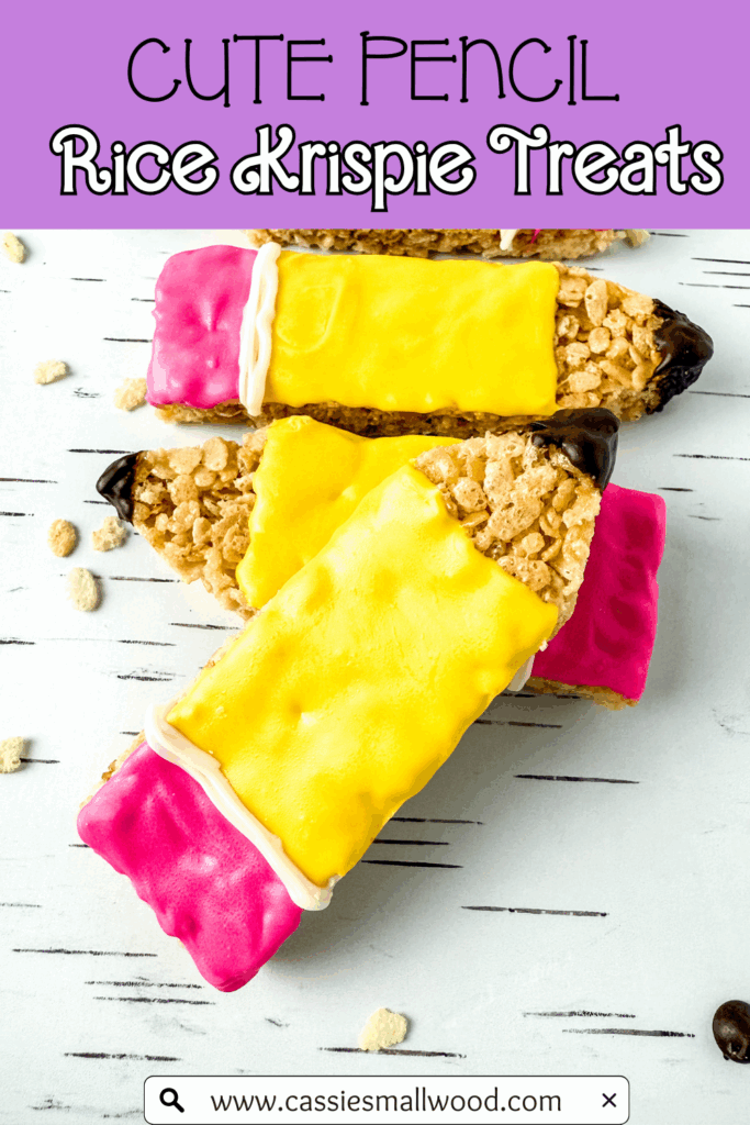 Last Day of School Gifts For Friends Pencil Rice Crispy Treats