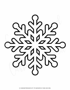 33 BEST Snowflake Templates (Small, Medium, and Large) - Cassie Smallwood