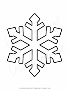 33 BEST Snowflake Templates (Small, Medium, and Large) - Cassie Smallwood