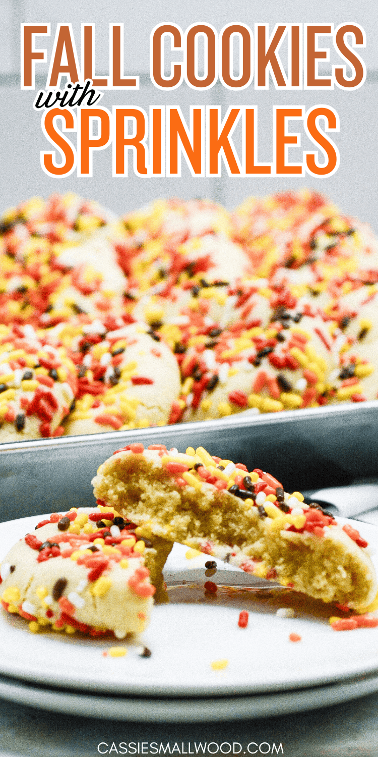 Fall Cookies With Sprinkles - Cassie Smallwood