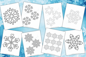 33 BEST Snowflake Templates (Small, Medium, and Large) - Cassie Smallwood