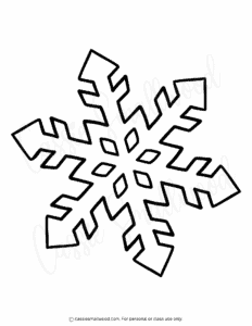 33 BEST Snowflake Templates (Small, Medium, and Large) - Cassie Smallwood
