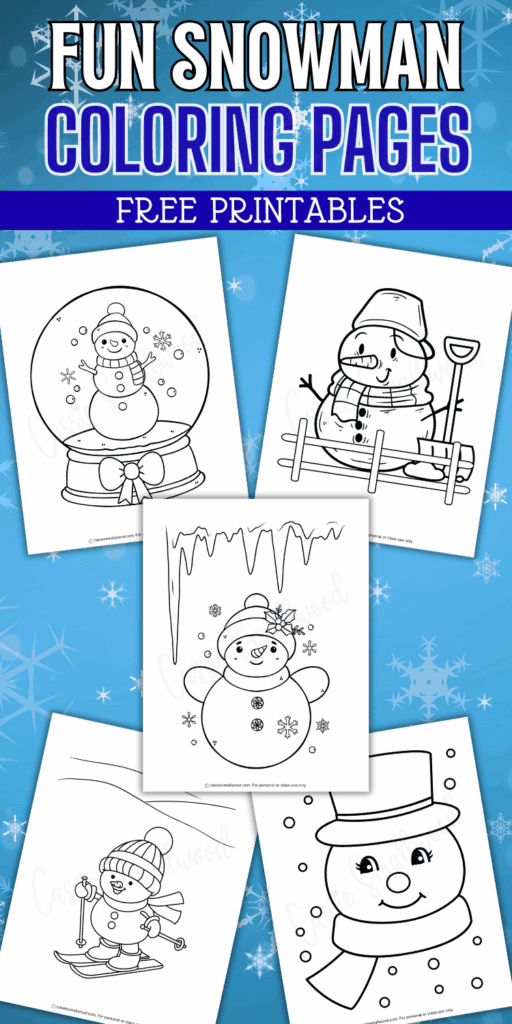 cute snowman coloring pictures for kids free printable pdf, snowman coloring sheets