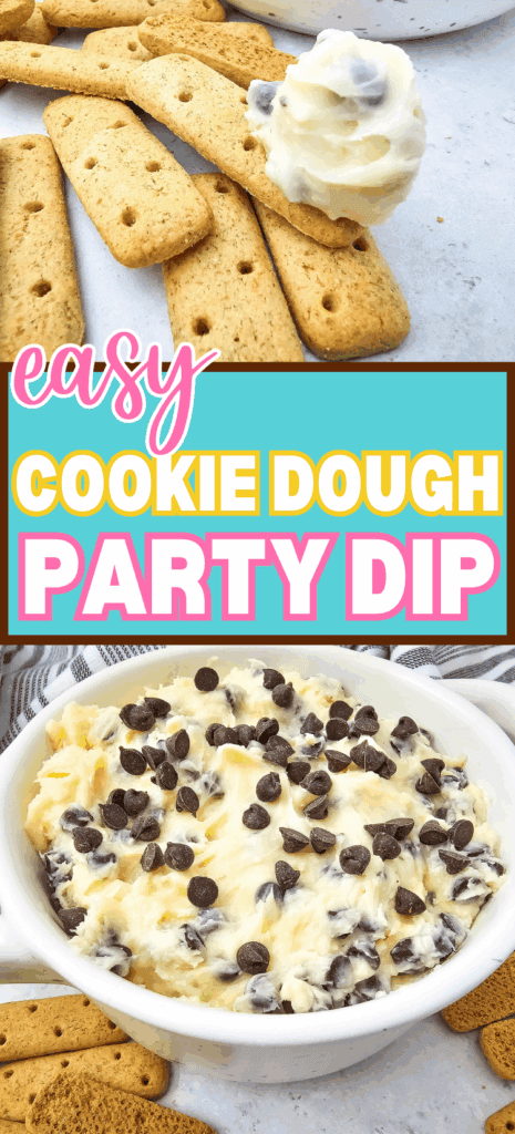 easy cookie dough party dip, simple sweet dessert dip recipe for potluck