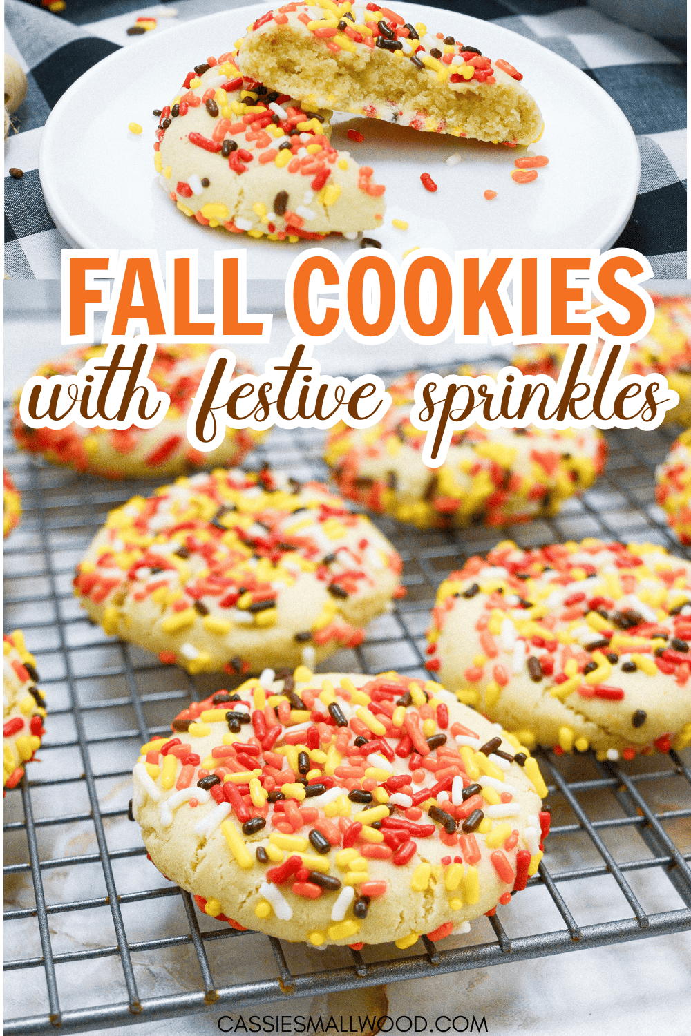 EASY Fall Cookies With Sprinkles - Soft, Chewy, & Festive Autumn Treats ...