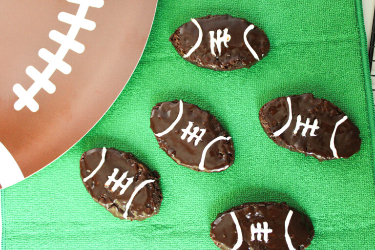 Fudgy Football Brownies Recipe – The Best Dessert for Your Tailgate Party