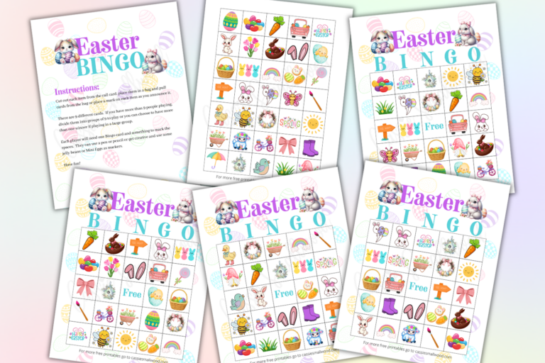 Easy Easter Bingo For Kids (FREE Printable)