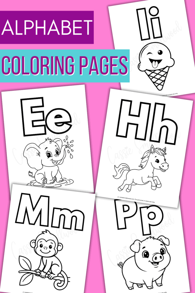 free printable alphabet coloring pages for preschool, abc coloring sheets for preschoolers, toddler coloring pages cute