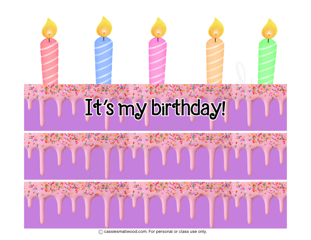pink and purple birthday crown pattern free printable pdf, color girl princess birthday crown template, wearable birthday crown headband, Happy Birthday crown printable pdf, birthday crown paper craft party hat for kids
