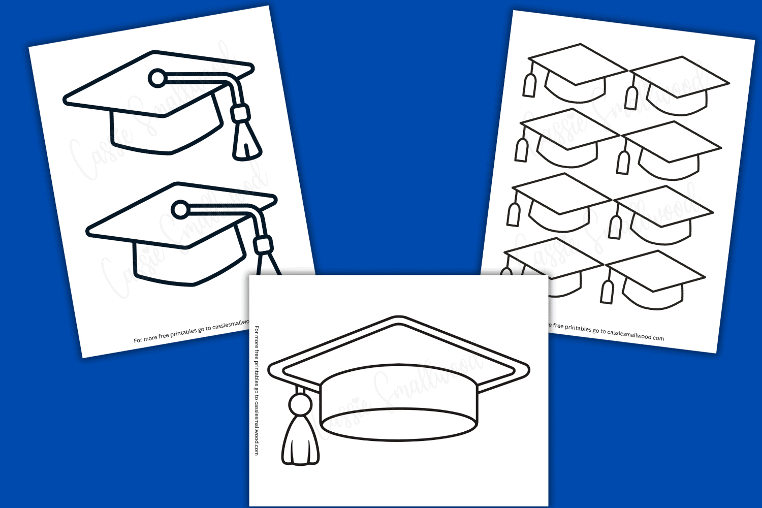 free printable graduation cap templates for crafts and decorations pdf